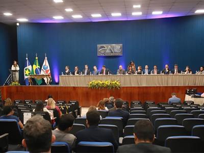 Foto da Notícia: Gisela Cardoso destaca parceria com a UFMT em posse de diretores na OAB-MT
