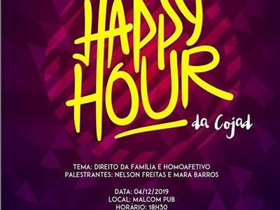 Foto da Notícia: Happy Hour Jurídico debate Direito da Família e Homoafetivo 