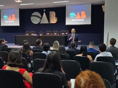 Notícia destaque: Tangará abre curso de iniciação à profissão com palestra de Giovane Santin sobre os desafios da Advocacia Criminal