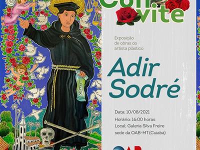 Foto da Notícia: Exposição na OAB-MT homenageia artista mato-grossense Adir Sodré