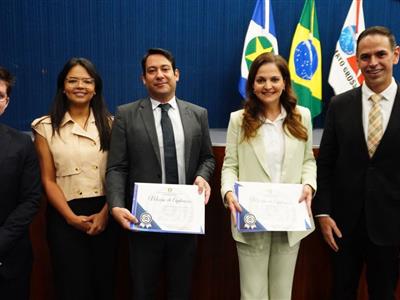 Foto da Notícia: Faculdade de Direito da UFMT presta homenagem para a OAB-MT e a ESA/MT