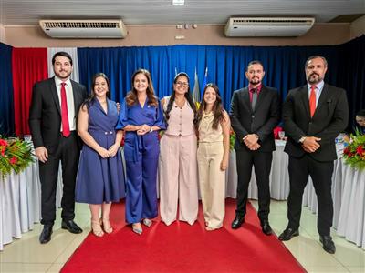 Notícia destaque: Gisela Cardoso dá posse à primeira mulher à assumir a presidência da 20ª Subseção, Lindamir Macedo de Paiva
