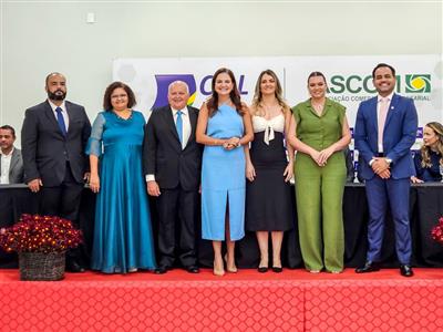 Notícia destaque: Gisela Cardoso dá posse ao presidente Nader Thomé Neto para terceiro mandato
